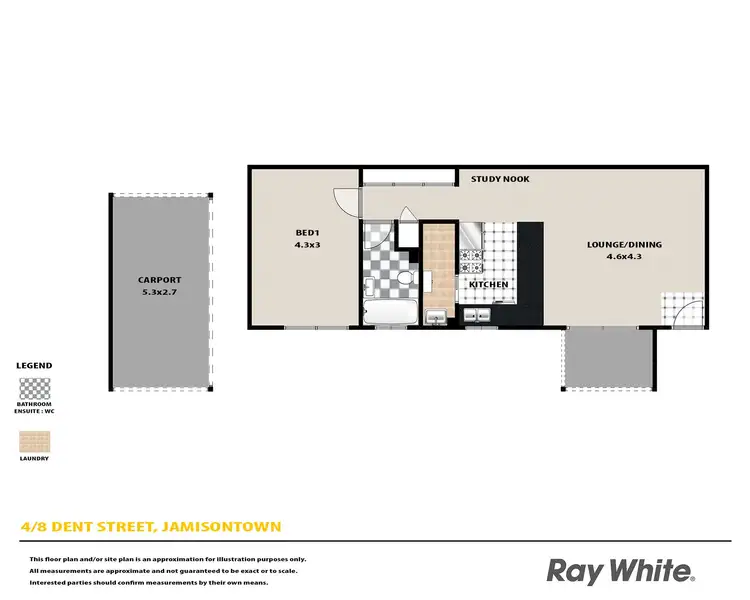 Floorplan of Homely unit listing, 4/8 Dent Street, Jamisontown NSW 2750