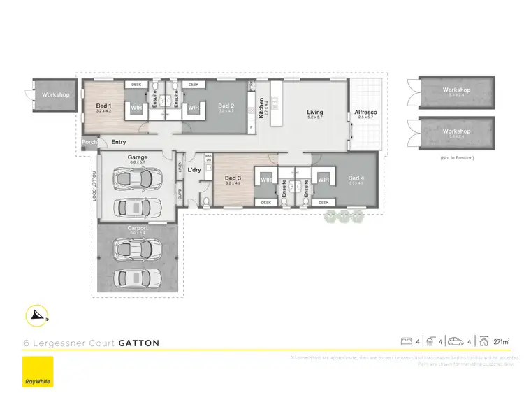 Floorplan of Homely house listing, 6 Lergessner Court, Gatton QLD 4343