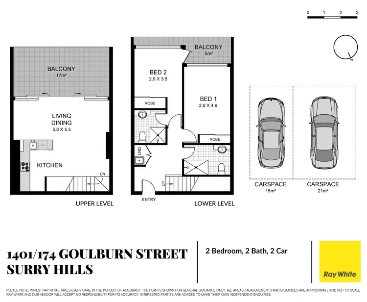 Floorplan of Homely apartment listing, 1401/174-186 Goulburn Street, Surry Hills NSW 2010