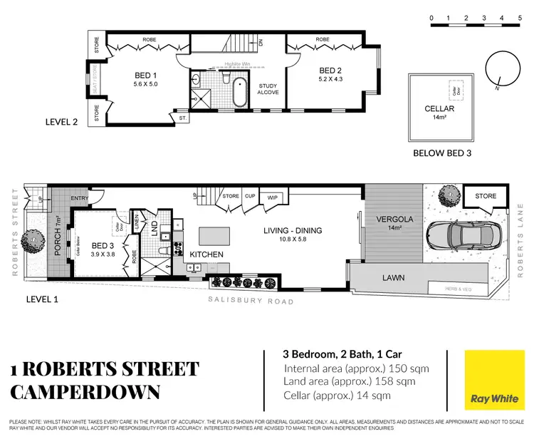 Floorplan of Homely house listing, 1 Roberts Street, Camperdown NSW 2050