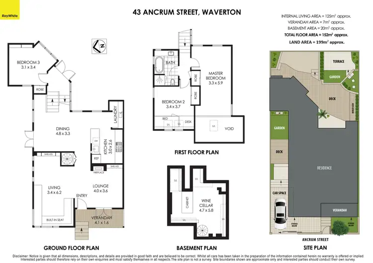 Floorplan of Homely house listing, 43 Ancrum Street, Waverton NSW 2060