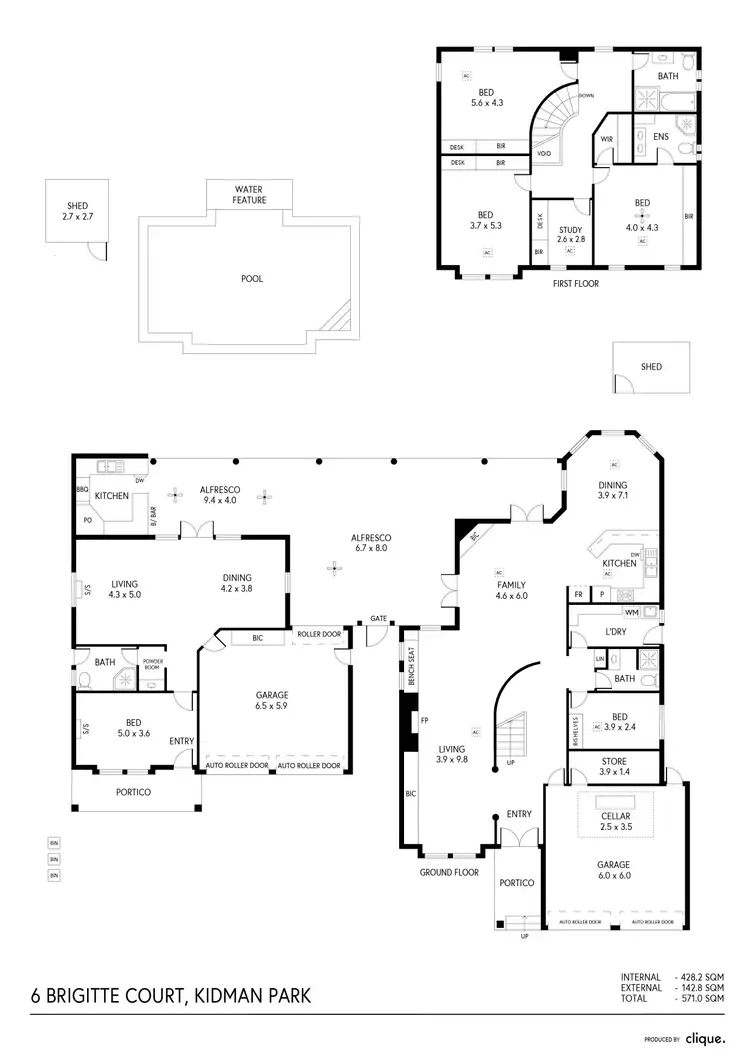 Floorplan of Homely house listing, 6 Brigitte Court, Kidman Park SA 5025