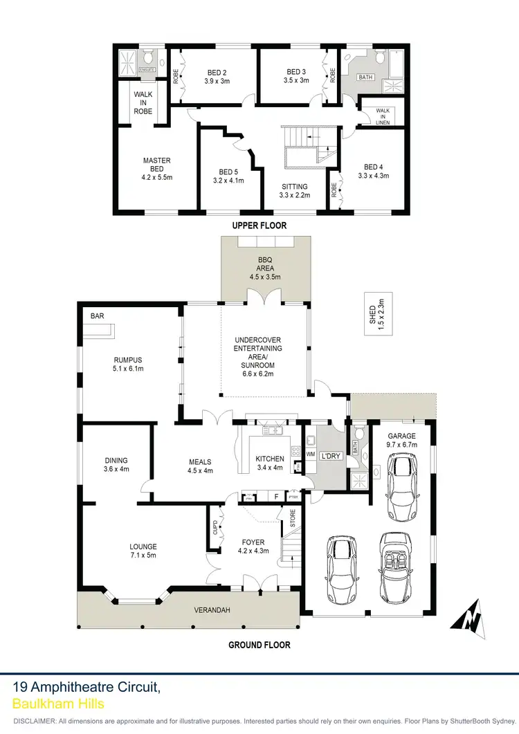 Floorplan of Homely house listing, 19 Amphitheatre Circuit, Baulkham Hills NSW 2153