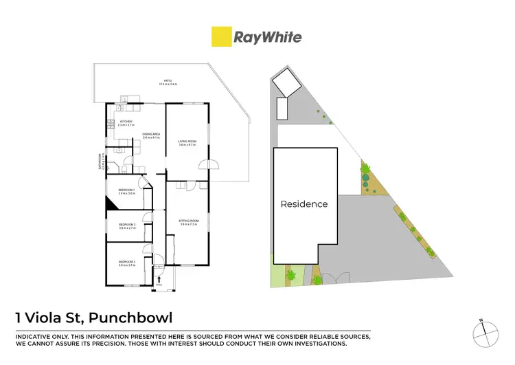 Floorplan of Homely house listing, 1 Viola Street, Punchbowl NSW 2196