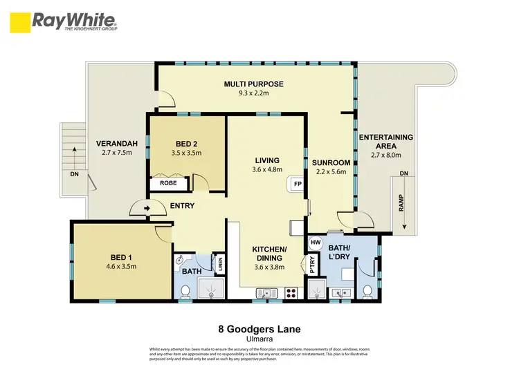Floorplan of Homely house listing, 8 Goodgers Lane, Ulmarra NSW 2462