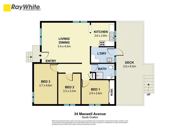 Floorplan of Homely house listing, 34 Maxwell Avenue, South Grafton NSW 2460