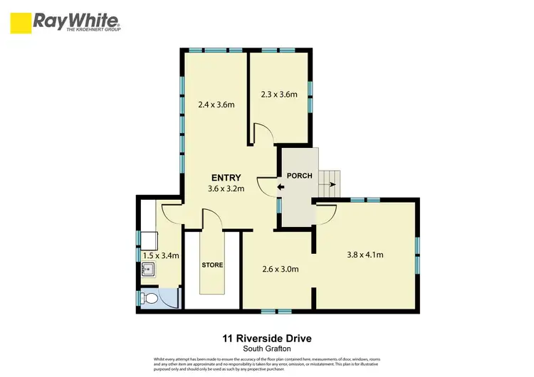 Floorplan of Homely house listing, 11 Riverside Drive, South Grafton NSW 2460