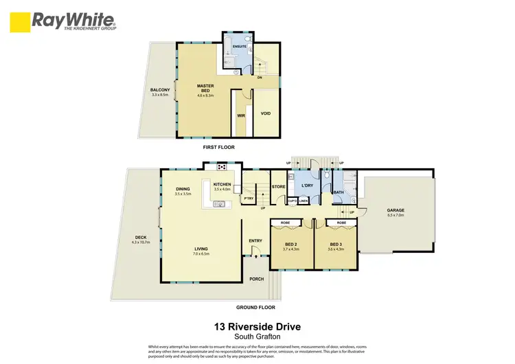 Floorplan of Homely house listing, 13 Riverside Drive, South Grafton NSW 2460