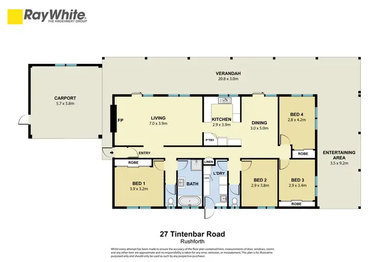 Floorplan of Homely house listing, 27 Tintenbar Road, Rushforth NSW 2460