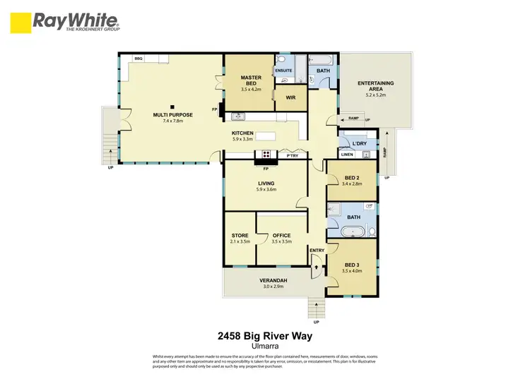 Floorplan of Homely house listing, 2458 Big River Way, Ulmarra NSW 2462