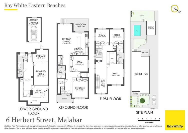 Floorplan of Homely house listing, 6 Herbert Street, Malabar NSW 2036