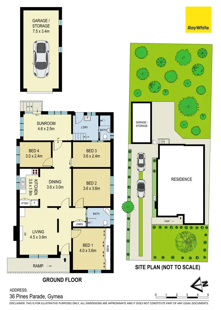 Floorplan of Homely house listing, 36 Pines Parade, Gymea NSW 2227