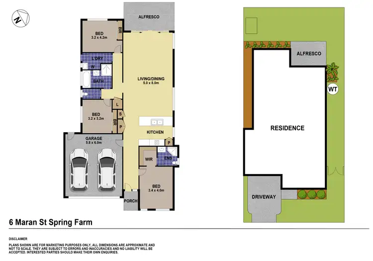 Floorplan of Homely house listing, 6 Maran Street, Spring Farm NSW 2570