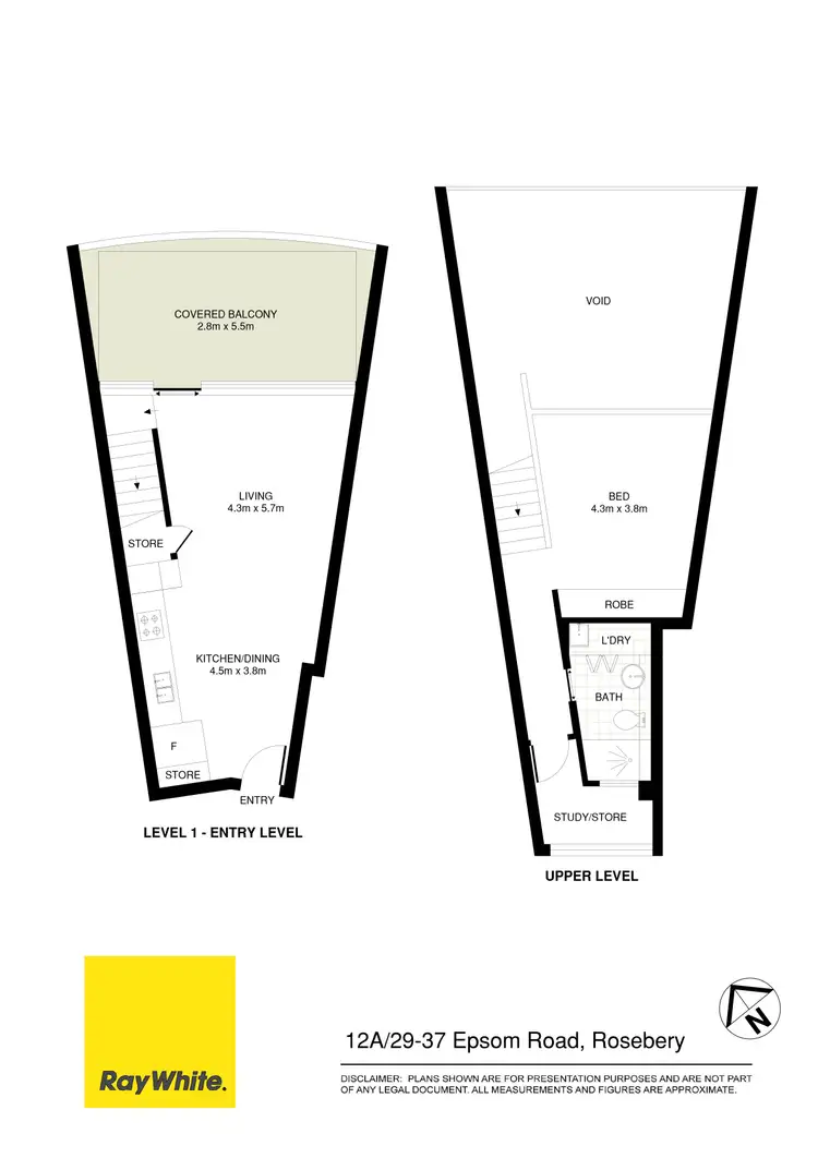 Floorplan of Homely apartment listing, 12A/29-37 Epsom Road, Rosebery NSW 2018