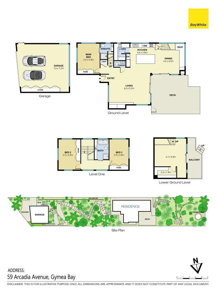 Floorplan of Homely house listing, 59 Arcadia Avenue, Gymea Bay NSW 2227