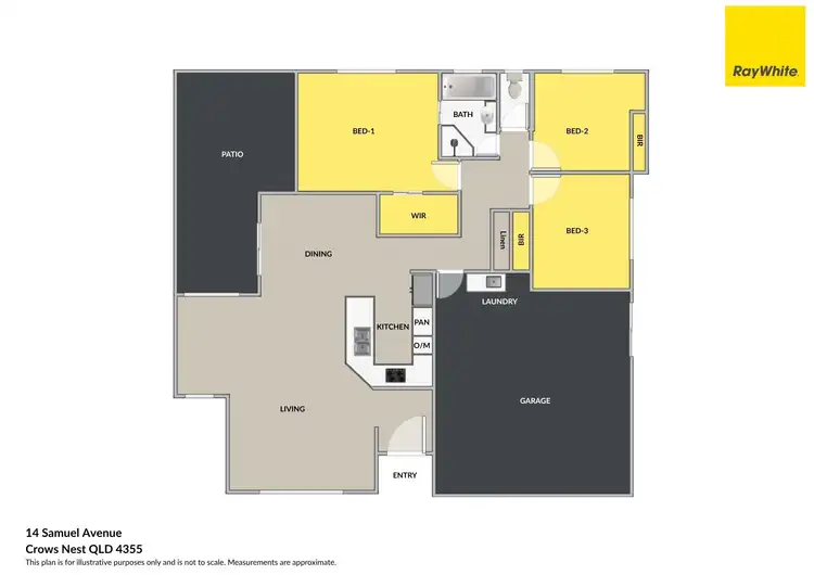 Floorplan of Homely house listing, 14 Samuel Avenue, Crows Nest QLD 4355