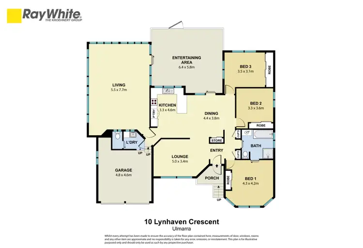 Floorplan of Homely house listing, 10 Lynhaven Crescent, Ulmarra NSW 2462