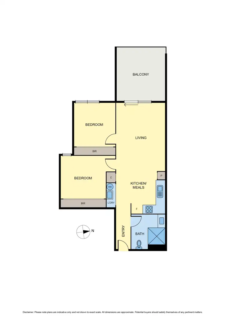 Floorplan of Homely apartment listing, 201/64 Sahi Crescent, Roxburgh Park VIC 3064