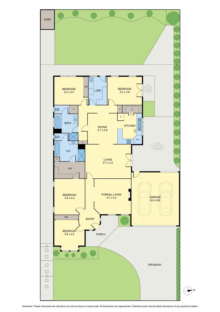 Floorplan of Homely house listing, 8 Cavendish Drive, Point Cook VIC 3030