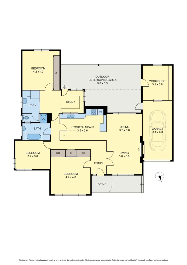 Floorplan of Homely house listing, 7 Murrell Street, Glenroy VIC 3046