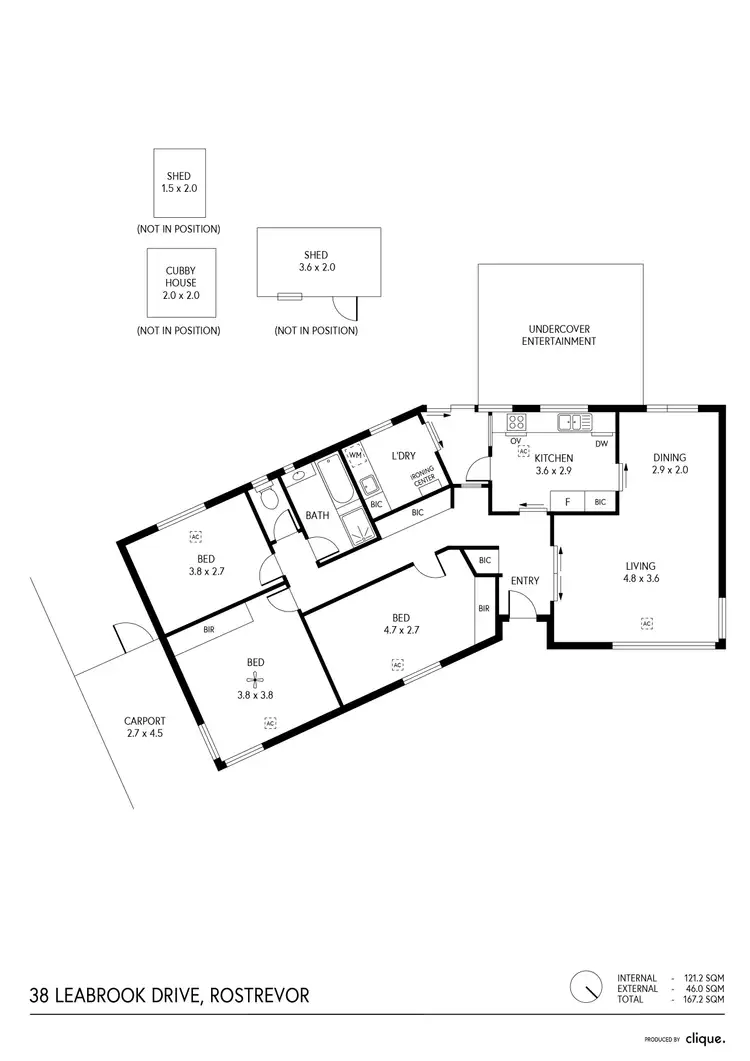 Floorplan of Homely house listing, 38 Leabrook Drive, Rostrevor SA 5073