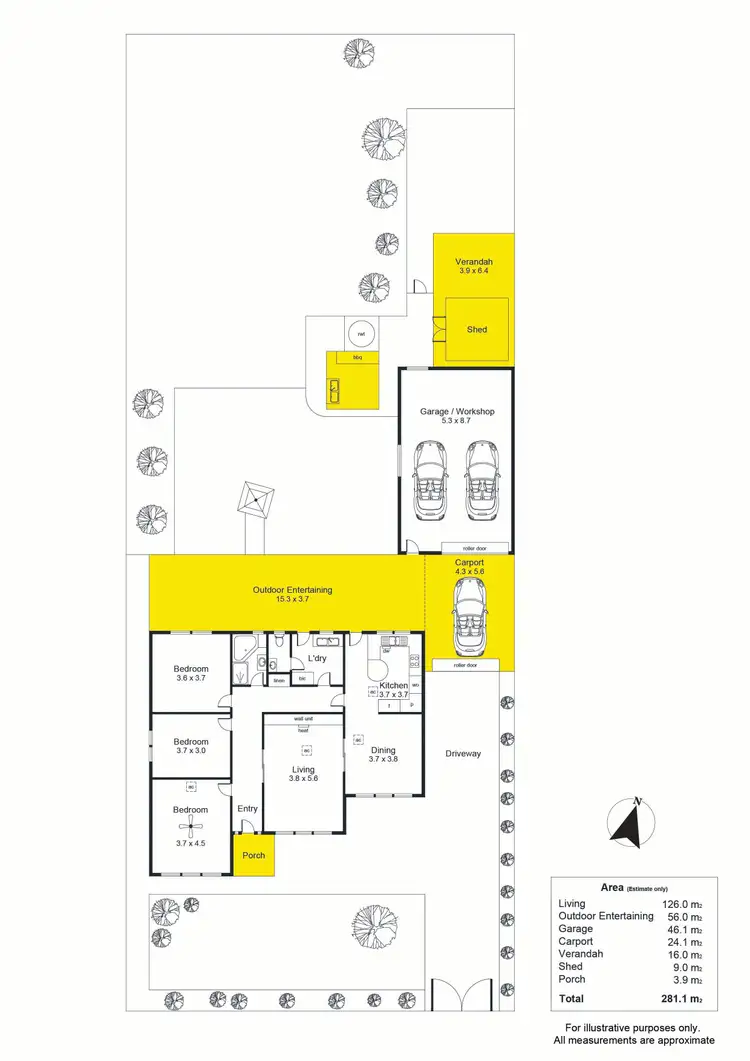 Floorplan of Homely house listing, 1 Karrawirra Avenue, Rostrevor SA 5073
