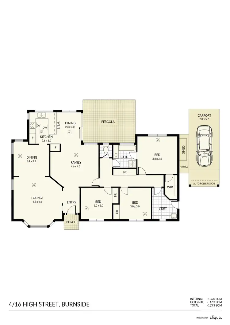 Floorplan of Homely unit listing, 4/16 High Street, Burnside SA 5066