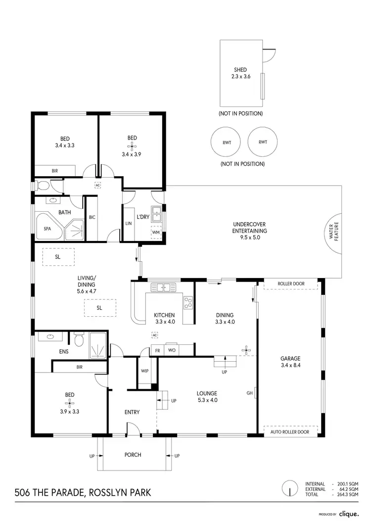 Floorplan of Homely house listing, 506 The Parade, Rosslyn Park SA 5072
