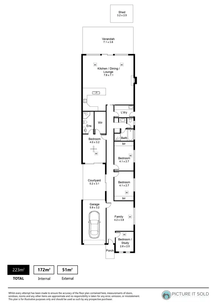 Floorplan of Homely house listing, 7B West Street, Hectorville SA 5073