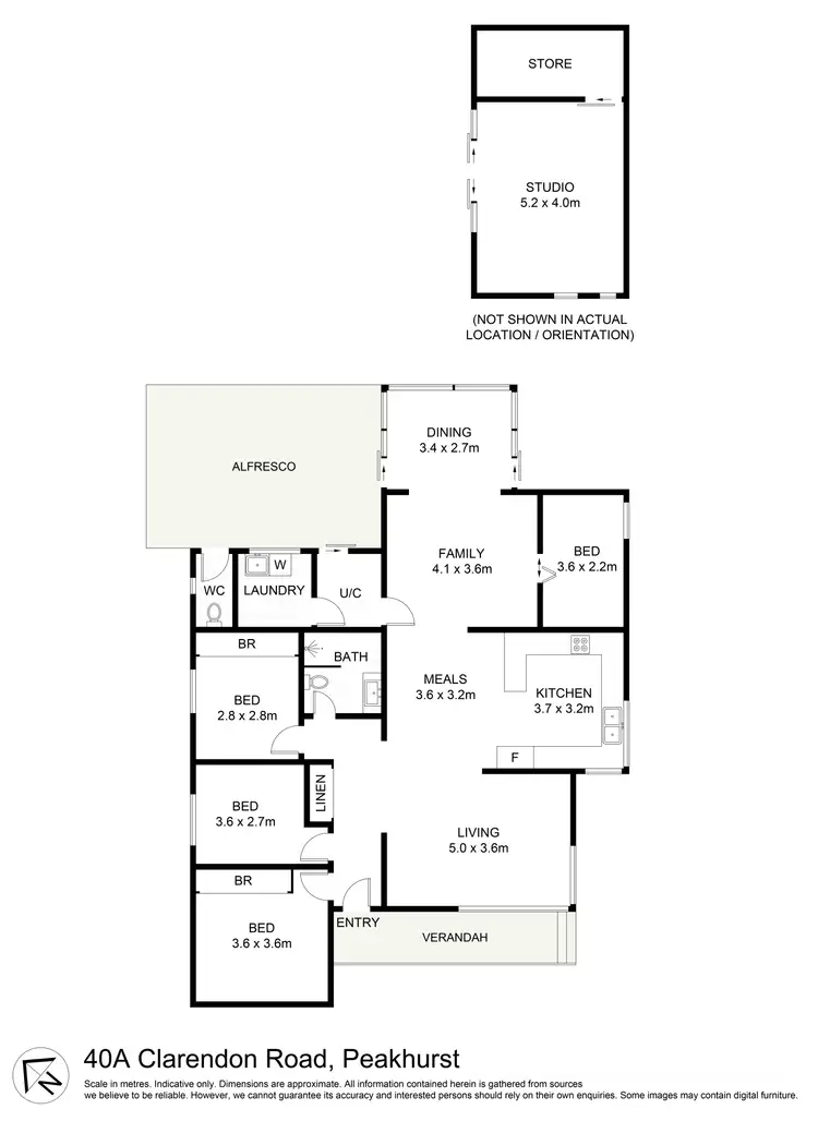 Floorplan of Homely house listing, 40A Clarendon Road, Peakhurst NSW 2210