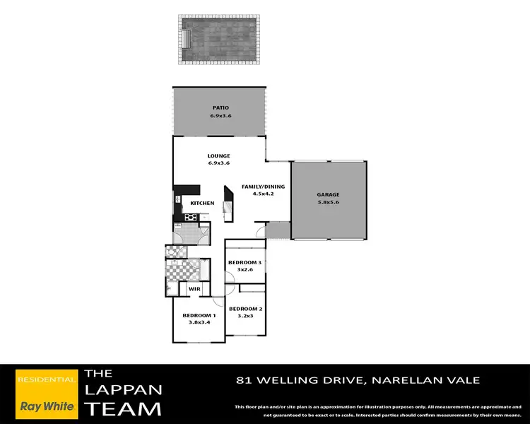Floorplan of Homely house listing, 81 Welling Drive, Narellan Vale NSW 2567