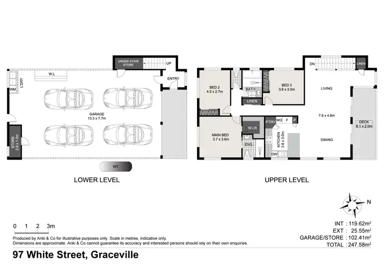 Floorplan of Homely house listing, 97 WHITE Street, Graceville QLD 4075