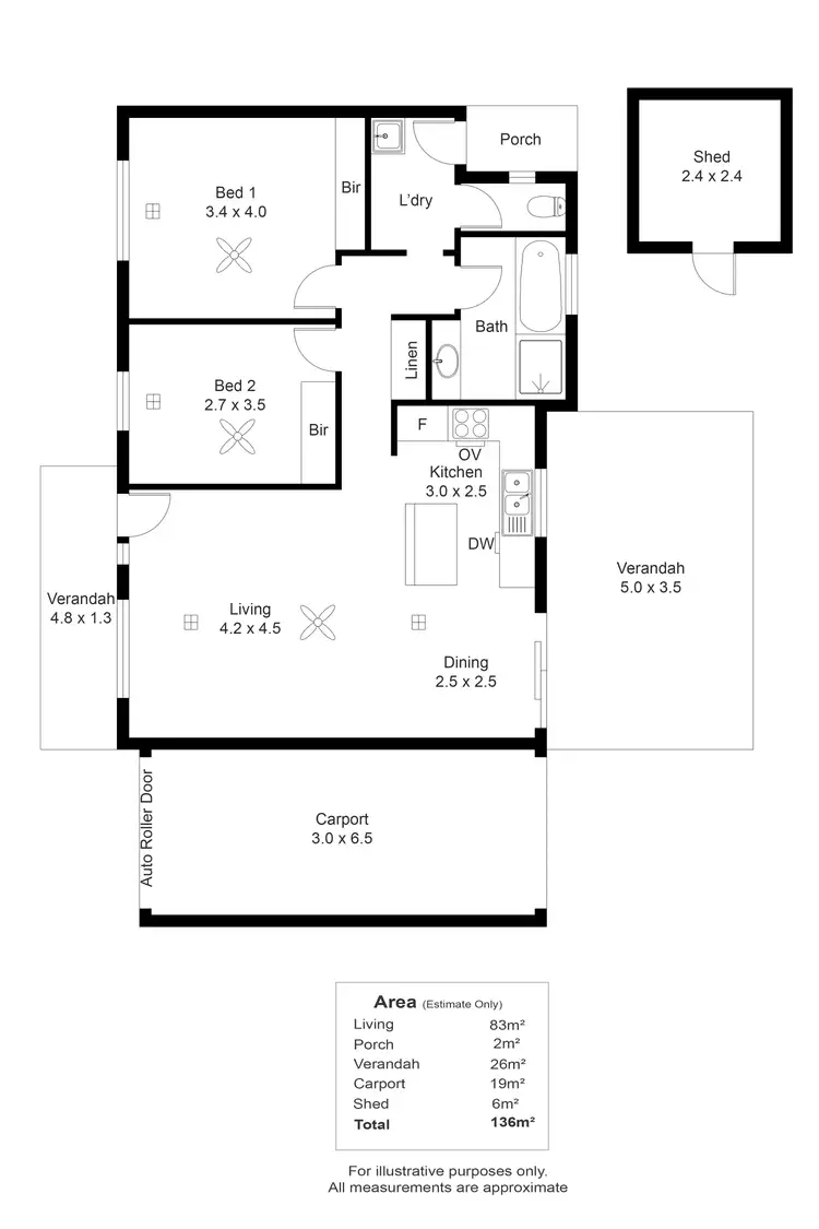 Floorplan of Homely unit listing, 3/310 Victoria Road, Largs North SA 5016