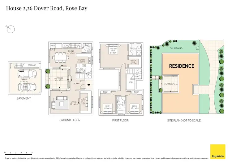 Floorplan of Homely house listing, House 2, 26 Dover Road, Rose Bay NSW 2029