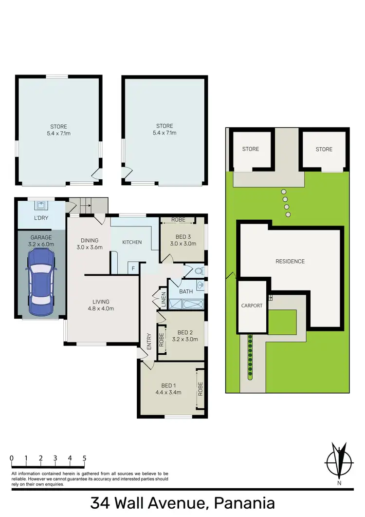 Floorplan of Homely house listing, 34 Wall Avenue, Panania NSW 2213