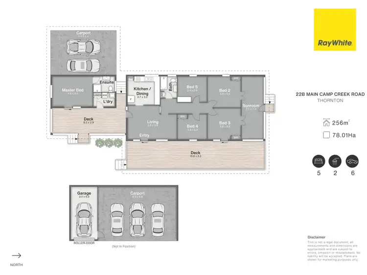Floorplan of Homely rural property listing, 22B Main Camp Creek Road, Thornton QLD 4341
