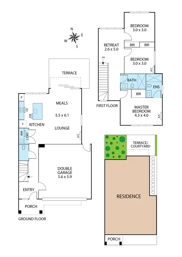 Floorplan of Homely townhouse listing, 5/12 Painted Hills Road, Doreen VIC 3754