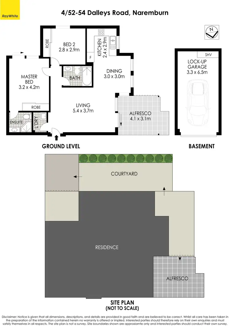 Floorplan of Homely apartment listing, 4/52-54 Dalleys Road, Naremburn NSW 2065
