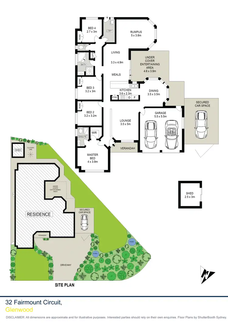 Floorplan of Homely house listing, 32 Fairmount Circuit, Glenwood NSW 2768