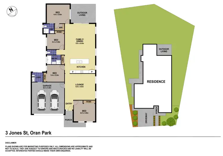 Floorplan of Homely house listing, 3 Jones Street, Oran Park NSW 2570