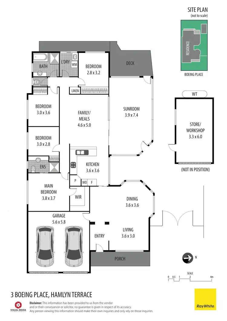 Floorplan of Homely house listing, 3 Boeing Place, Hamlyn Terrace NSW 2259