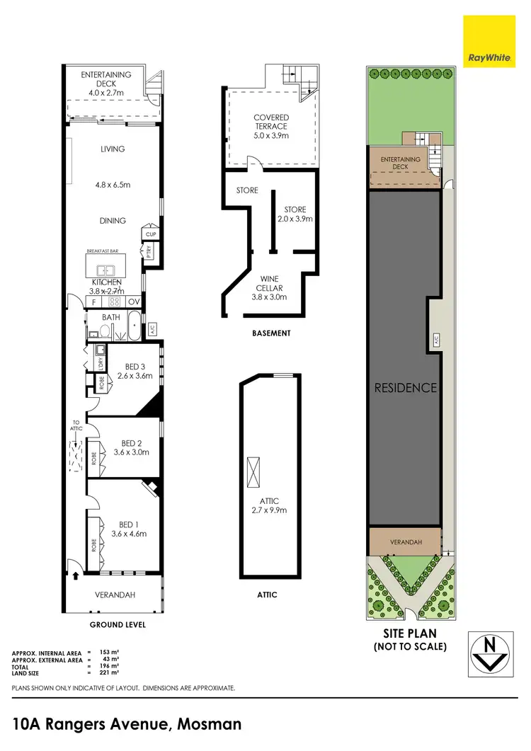 Floorplan of Homely house listing, 10A Rangers Avenue, Mosman NSW 2088
