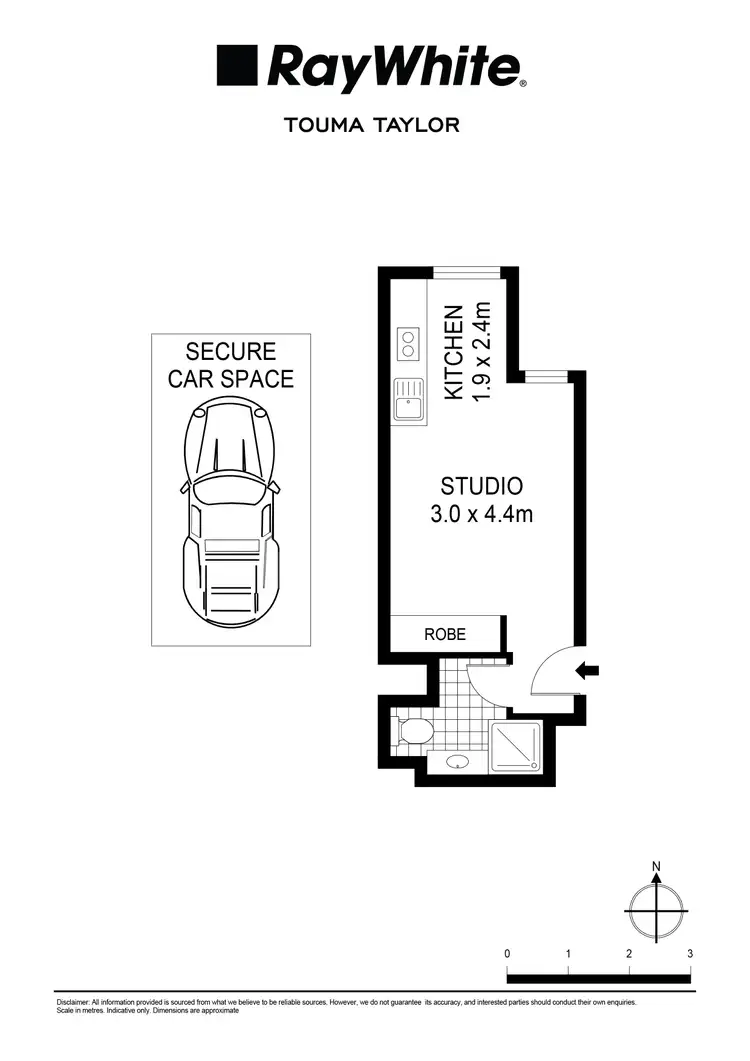 Floorplan of Homely studio listing, 56/13 Waine Street, Surry Hills NSW 2010