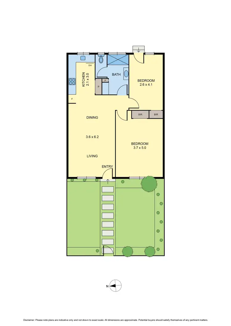 Floorplan of Homely unit listing, 2/12 Surrey Street, Pascoe Vale VIC 3044