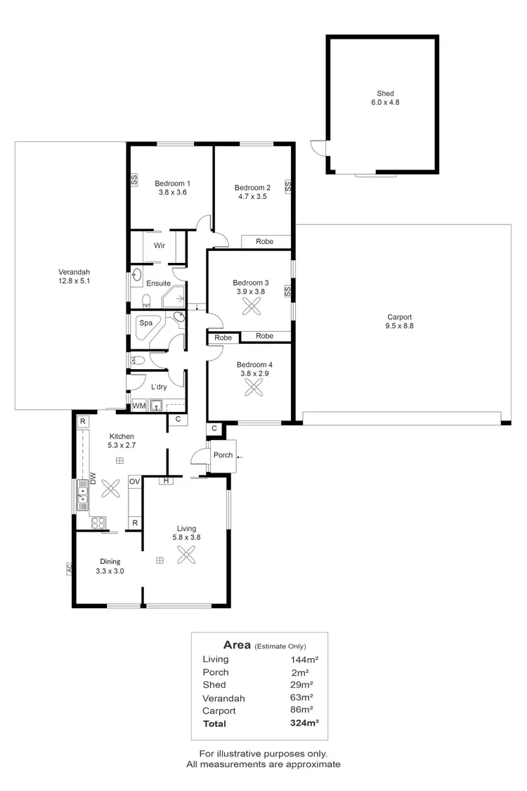 Floorplan of Homely house listing, 10 Reagal Street, Pooraka SA 5095
