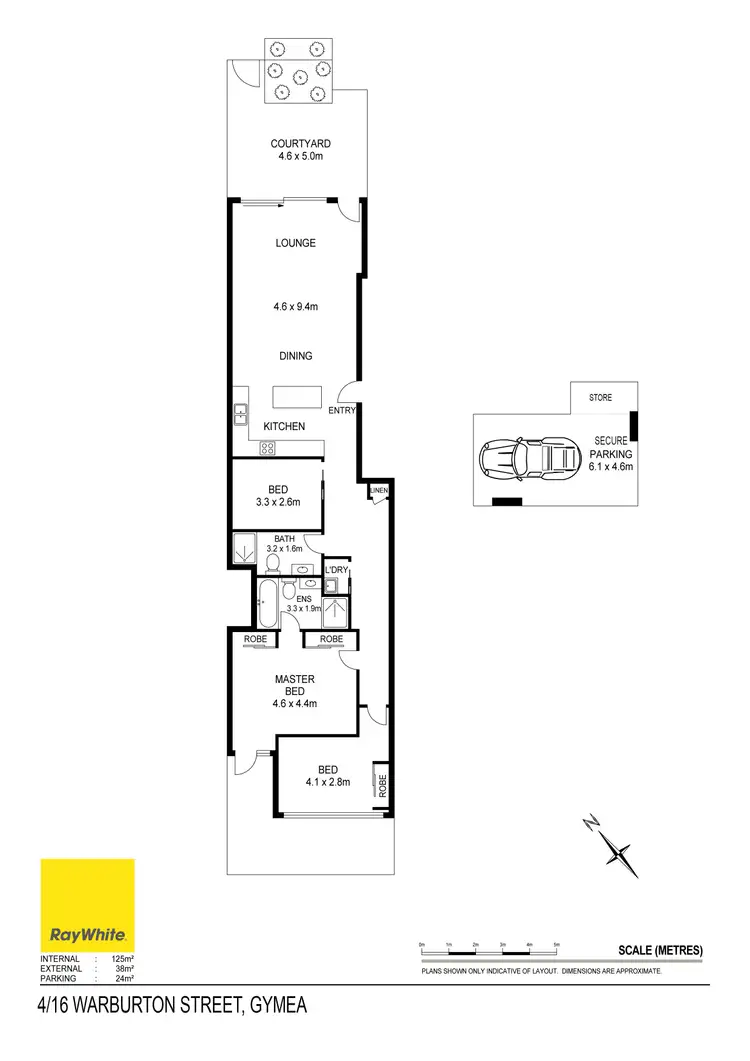 Floorplan of Homely unit listing, 4/16 Warburton Street, Gymea NSW 2227