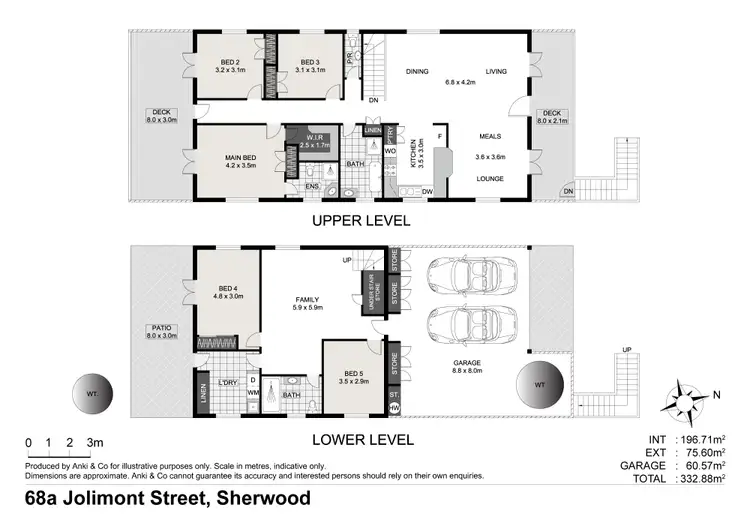 Floorplan of Homely house listing, 68A Jolimont Street, Sherwood QLD 4075