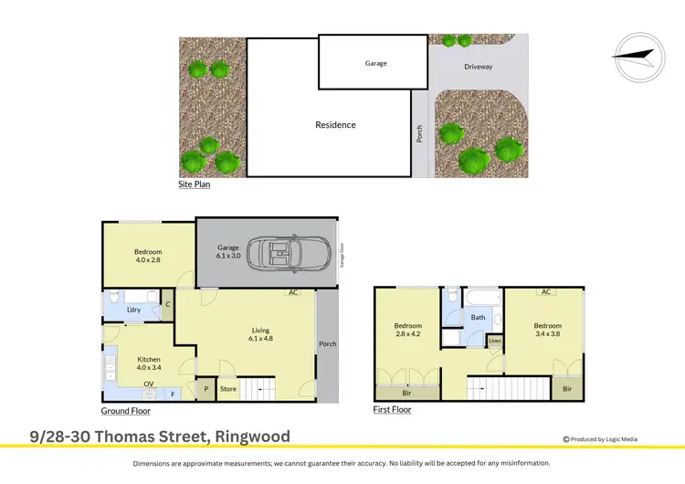 Floorplan of Homely townhouse listing, 9/28-30 Thomas Street, Ringwood VIC 3134