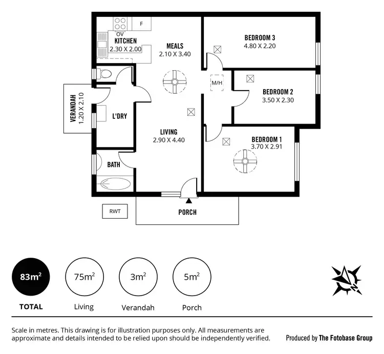 Floorplan of Homely house listing, 26 Charford Street, Elizabeth North SA 5113