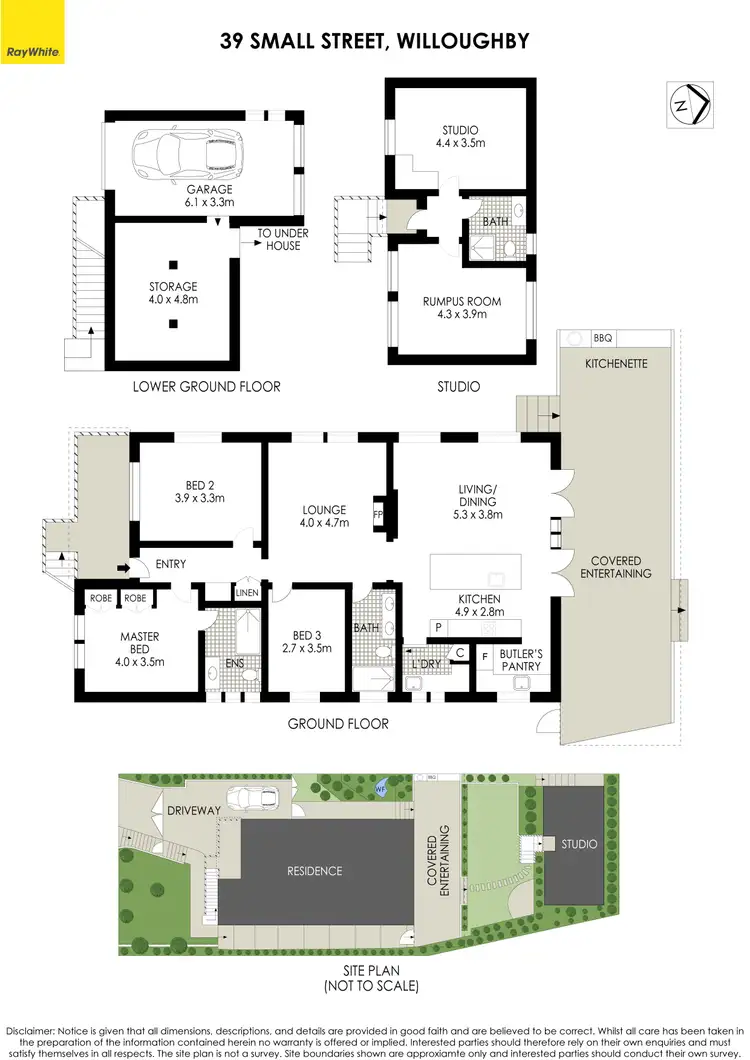Floorplan of Homely house listing, 39 Small Street, Willoughby NSW 2068